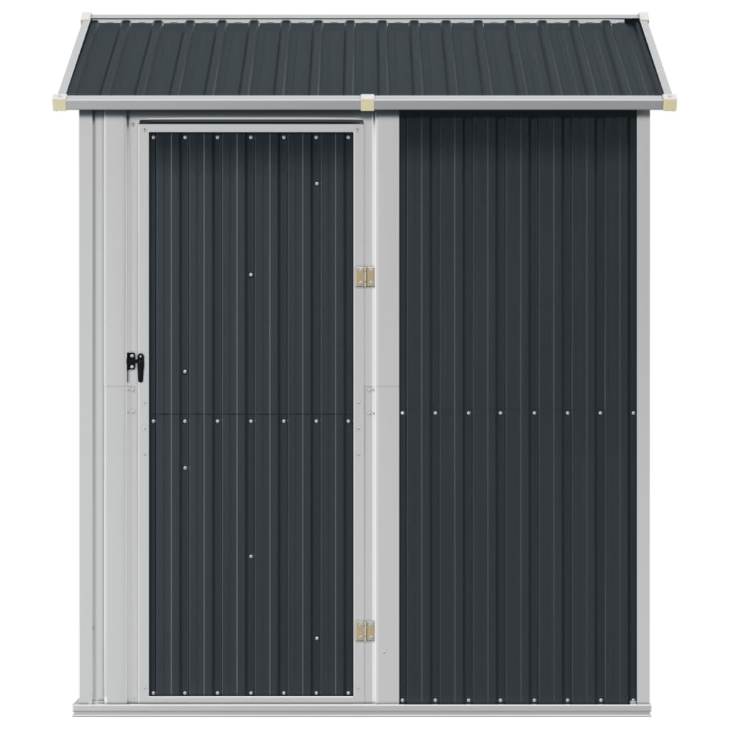 vidaXL Tuinhuis Lichtgrijs 192x152,5x237 cm Gegalvaniseerd Staal