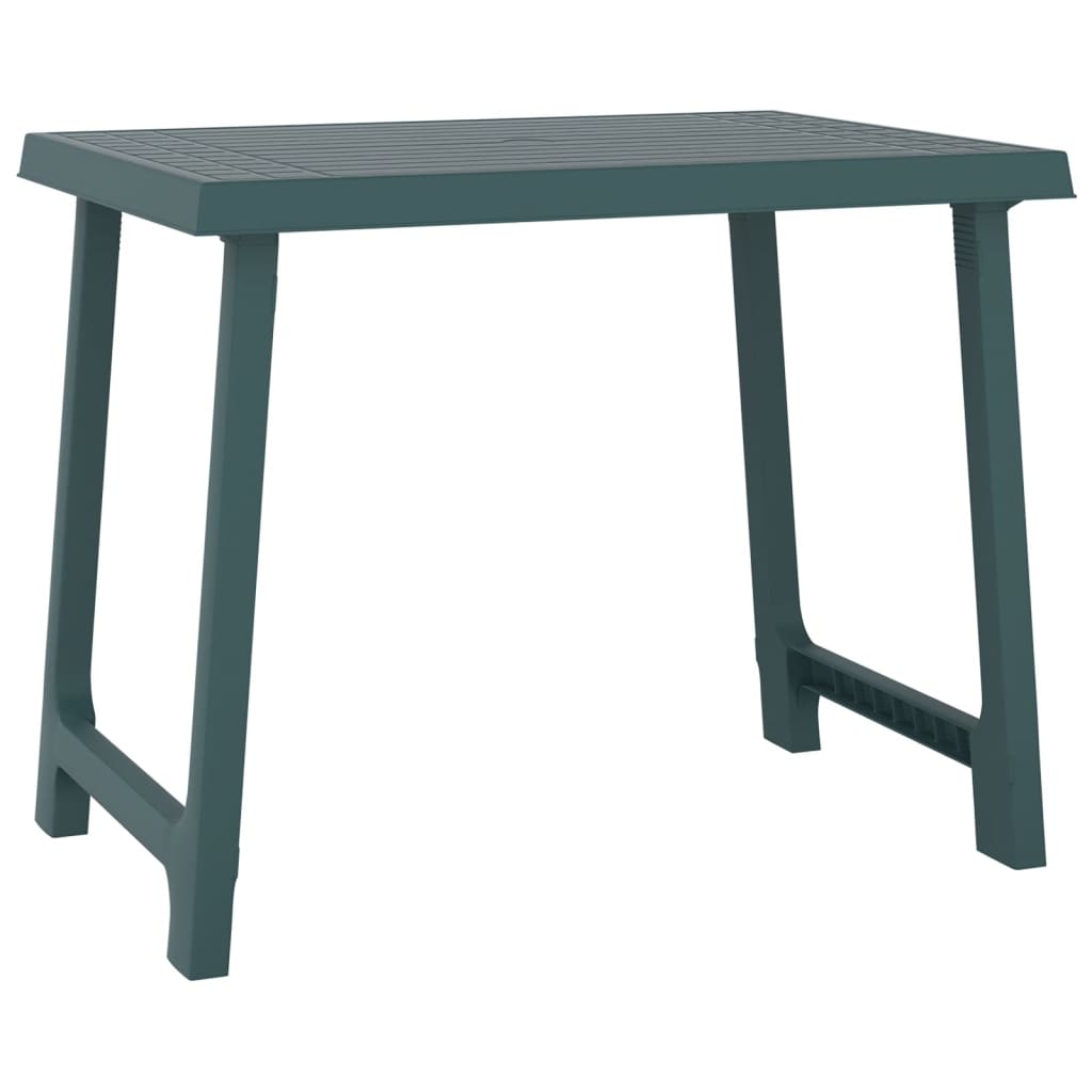 vidaXL Campingtafel hout-look 79x56x64 cm PP antracietkleurig