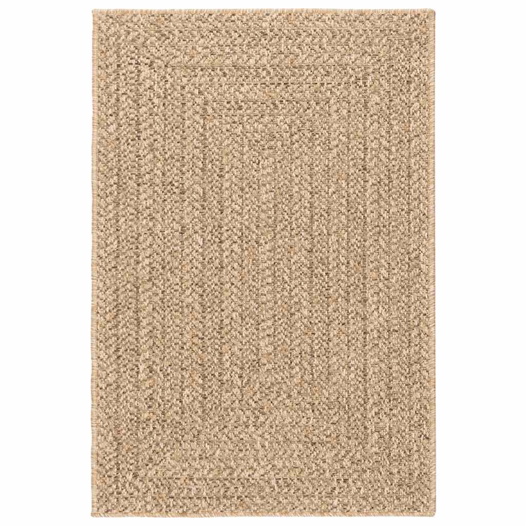 vidaXL Vloerkleed ZIZUR binnen en buiten 80x150 cm jute look