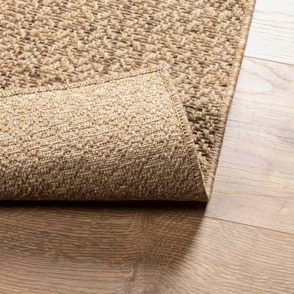 vidaXL Vloerkleed ZIZUR binnen en buiten 80x150 cm jute look