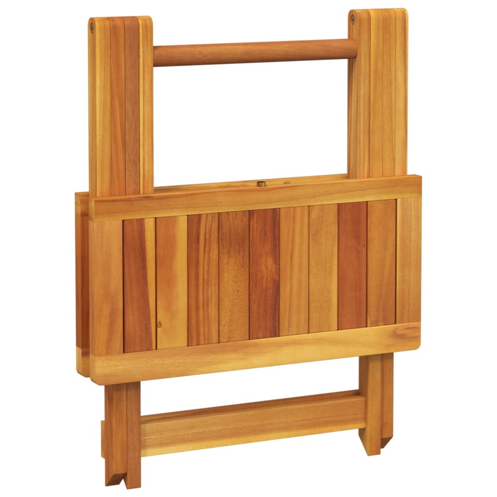 vidaXL Tuintafel inklapbaar 50x50x50 cm massief acaciahout