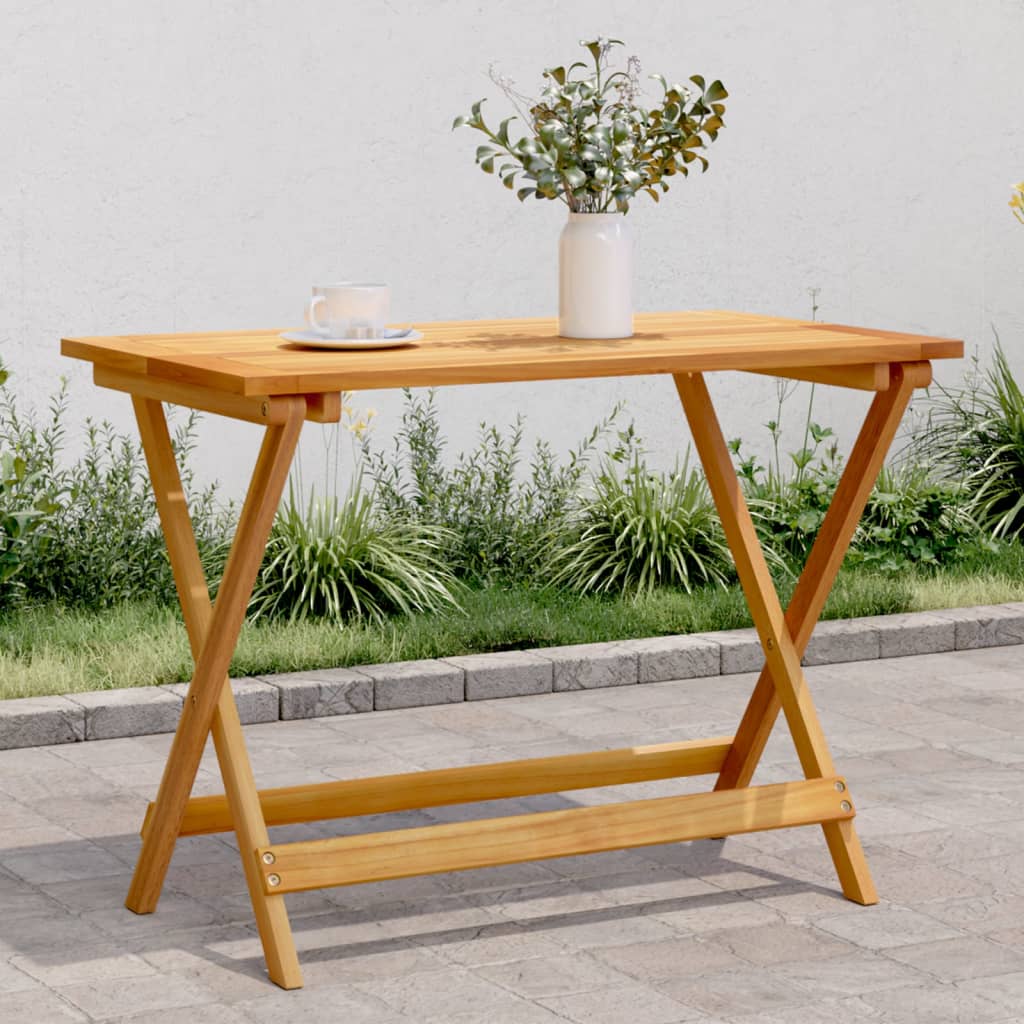 vidaXL Tuintafel inklapbaar 50x50x50 cm massief acaciahout
