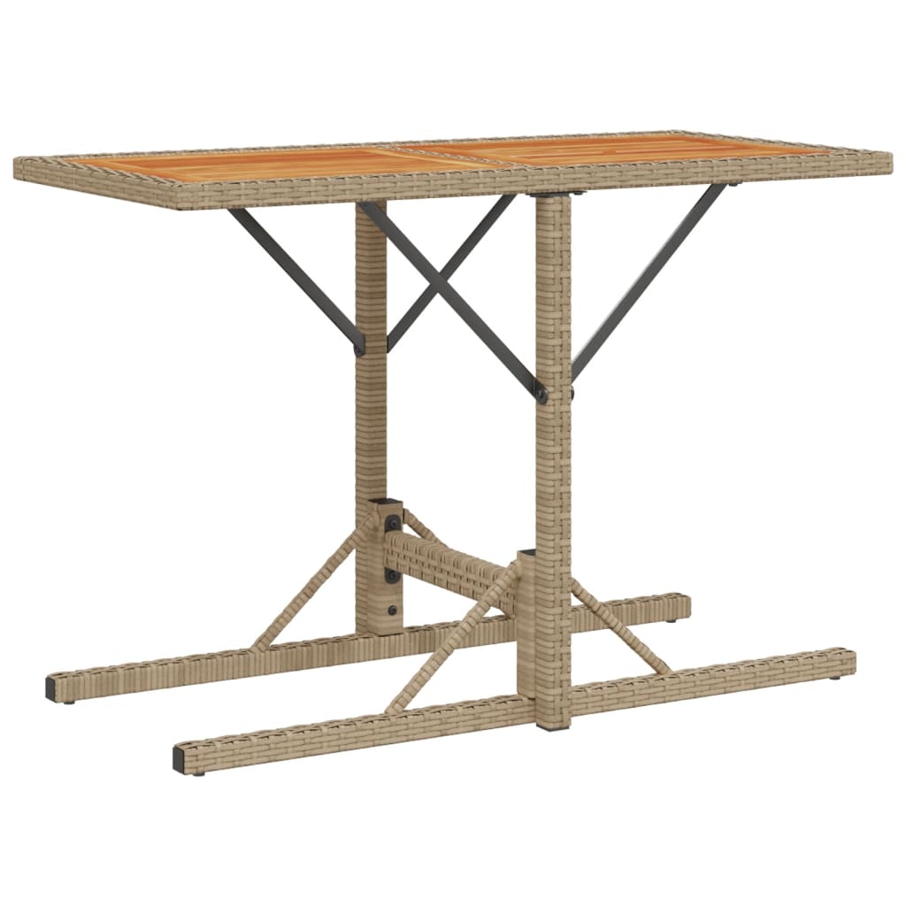 vidaXL 3-delige Bistroset met kussens poly rattan zwart
