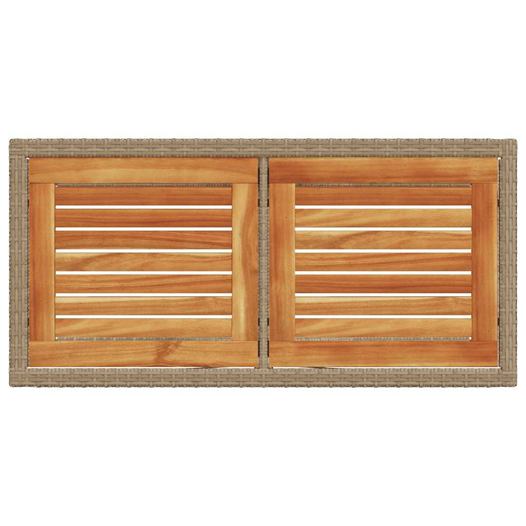 vidaXL 3-delige Bistroset met kussens poly rattan zwart