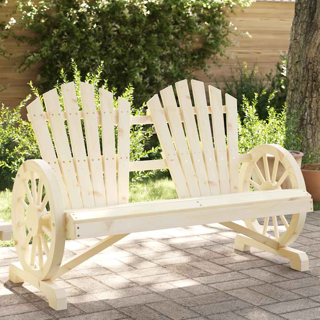 vidaXL Garden Chairs 4 pcs Adirondack Solid Spruce Wood