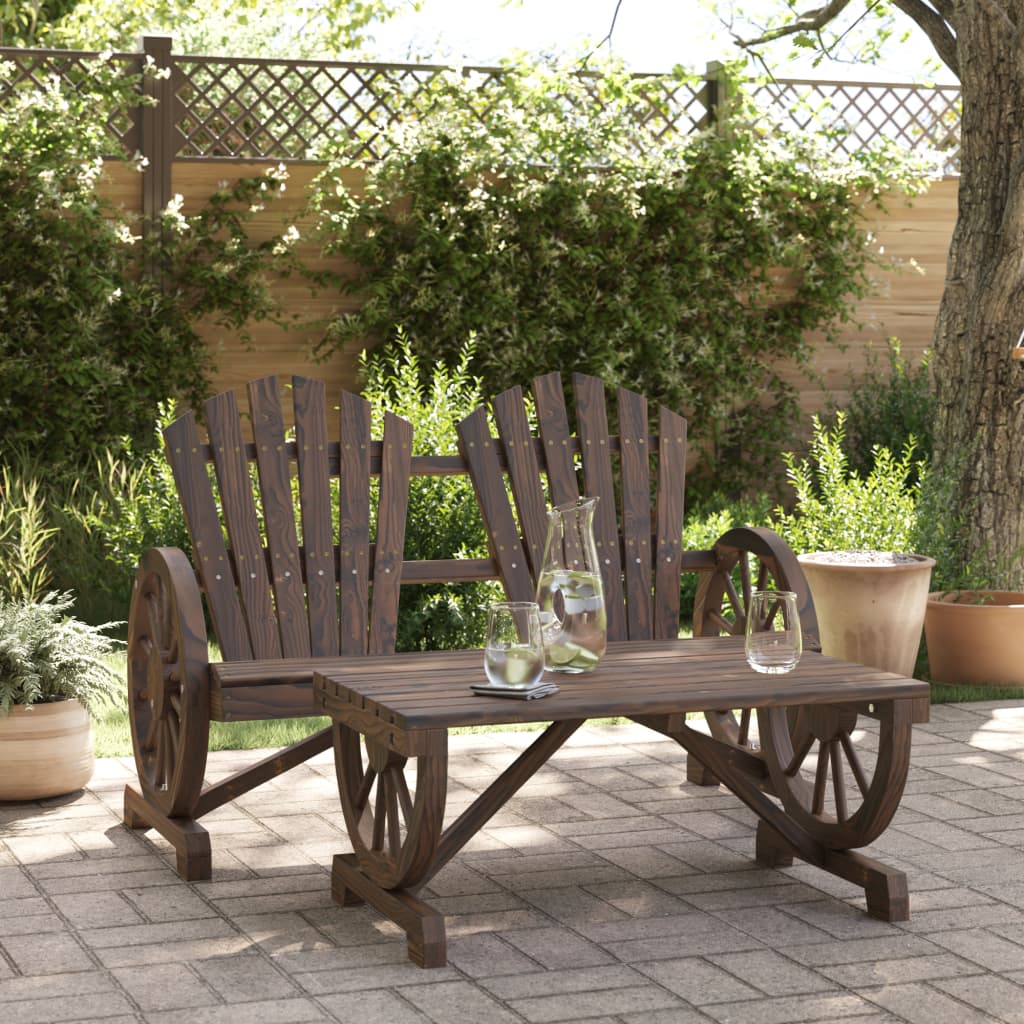 vidaXL Garden Chairs 4 pcs Adirondack Solid Spruce Wood