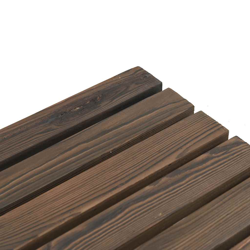 vidaXL Tuinvoetenbank 40x36,5x38,5 cm massief vurenhout