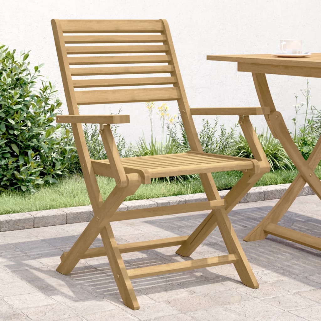 vidaXL Tuinstoelen 6 st inklapbaar 54,5x61,5x86,5 cm acaciahout