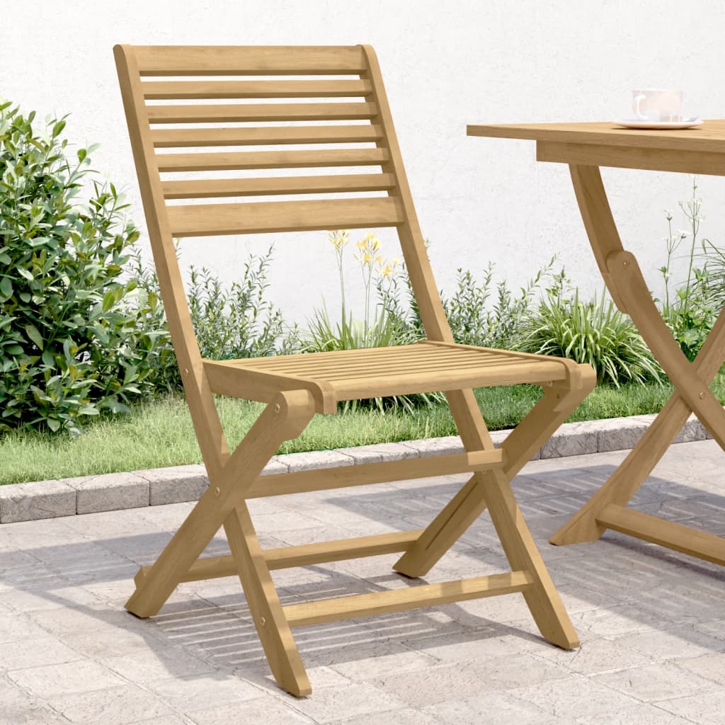 vidaXL Tuinstoelen 6 st inklapbaar 54,5x61,5x86,5 cm acaciahout