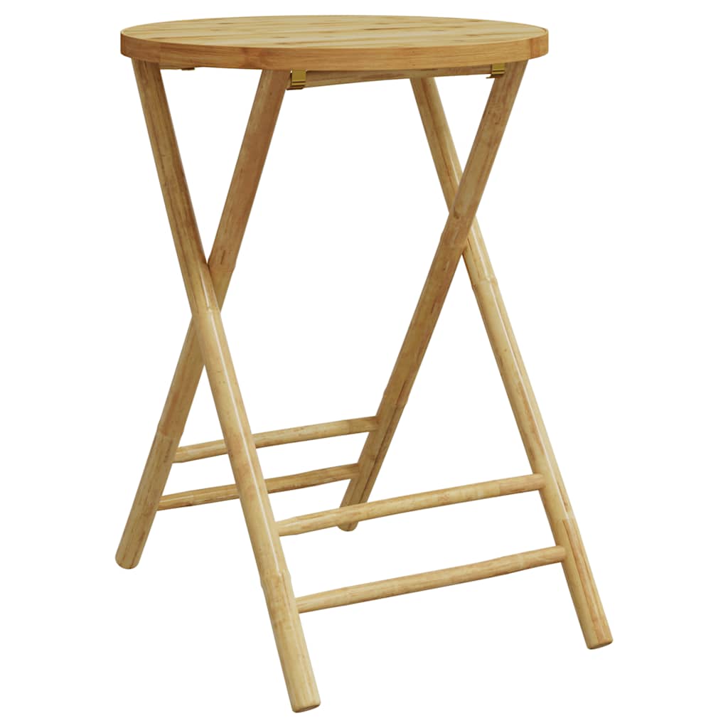 vidaXL Tuintafel inklapbaar 45x45x45 cm bamboe