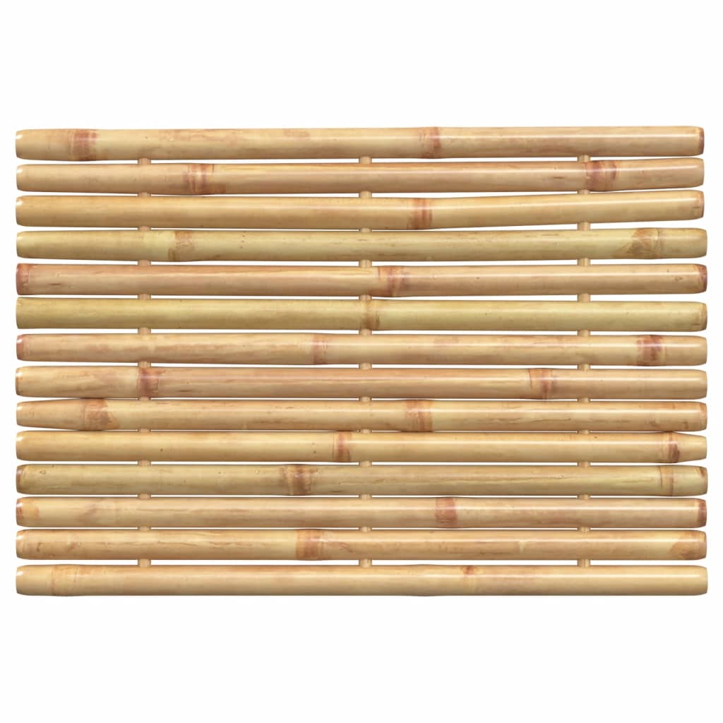 vidaXL Badmatten 2 st 50x35 cm bamboe