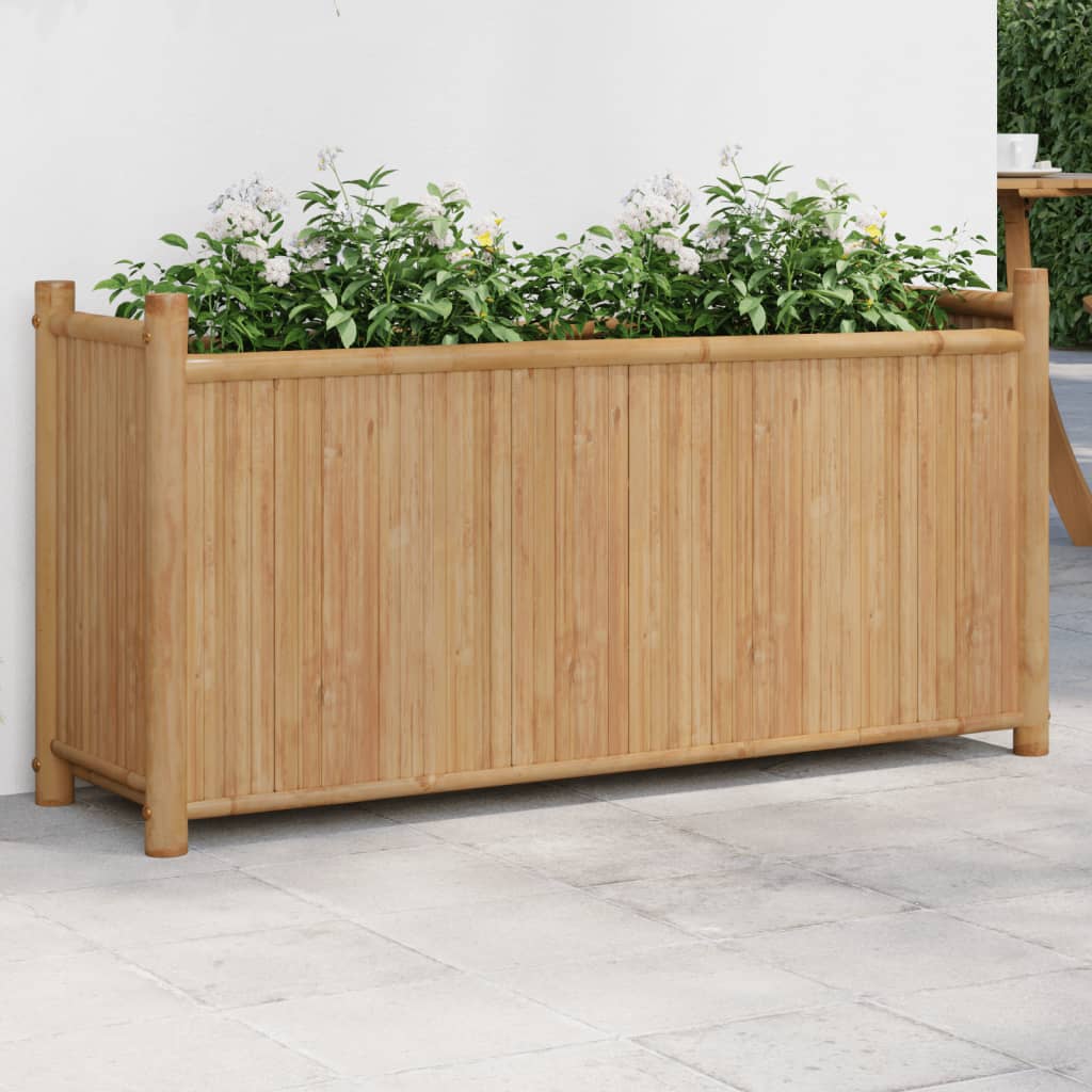 vidaXL Planter 50x30x25 cm bamboo