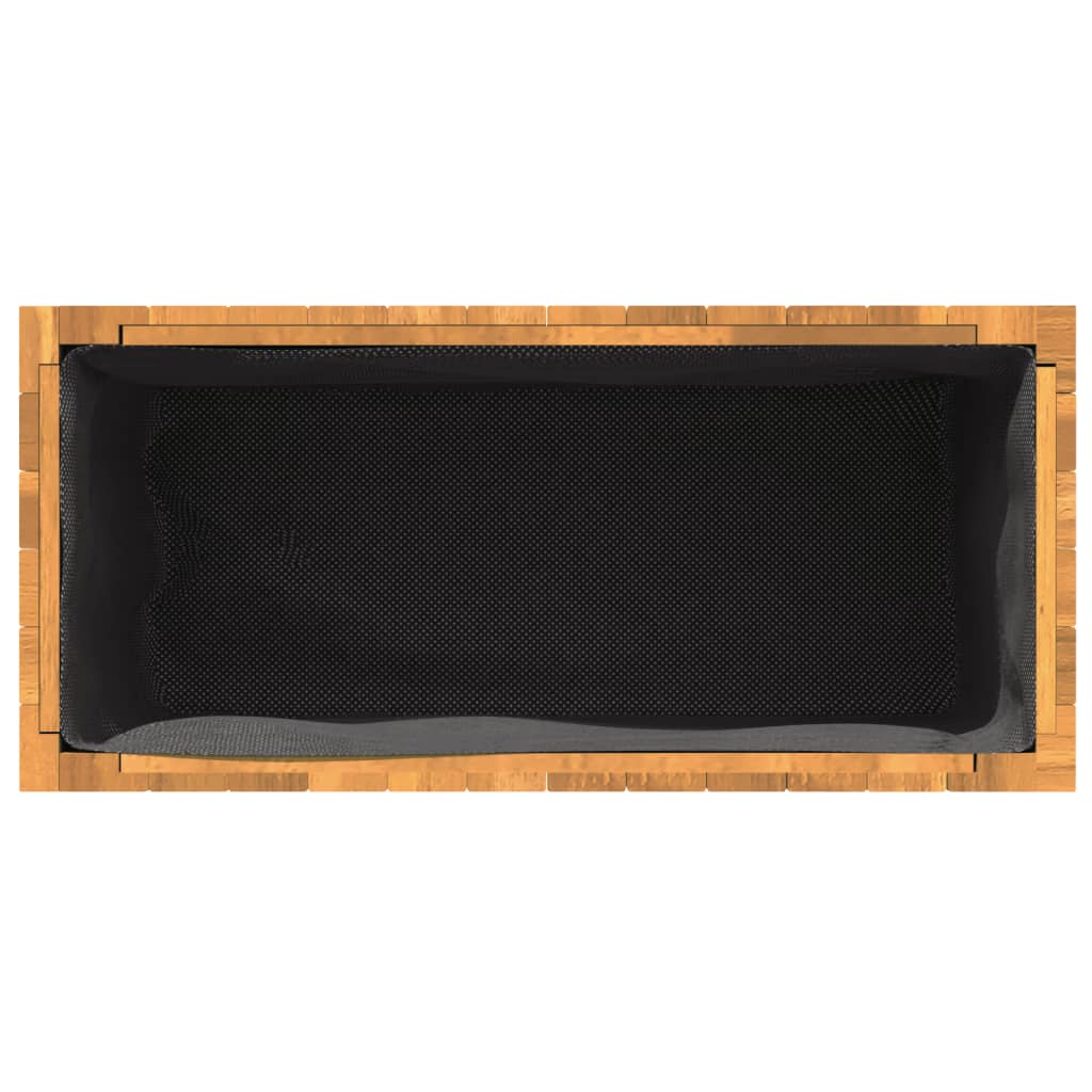vidaXL Plantenbak 25x25x25 cm massief acaciahout