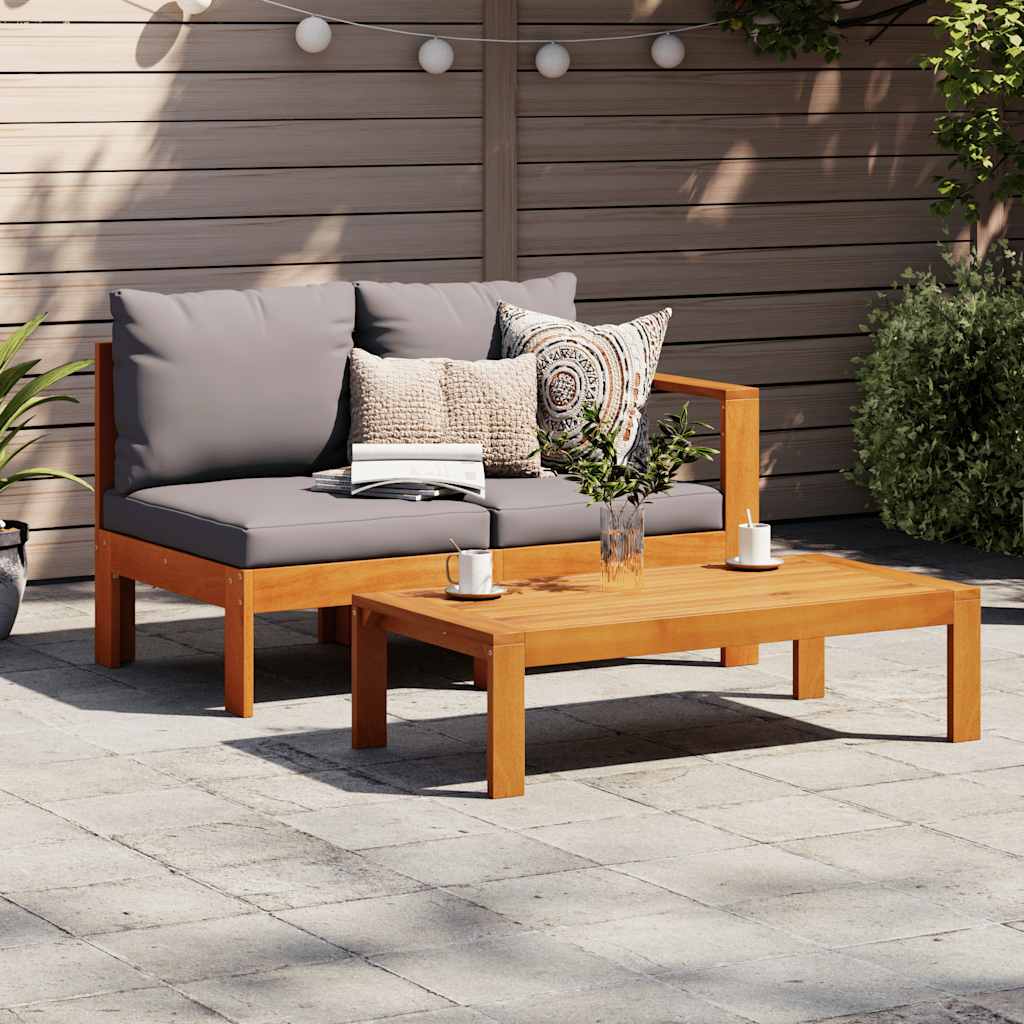 vidaXL Garden Table 100x50x27 cm Solid Acacia Wood