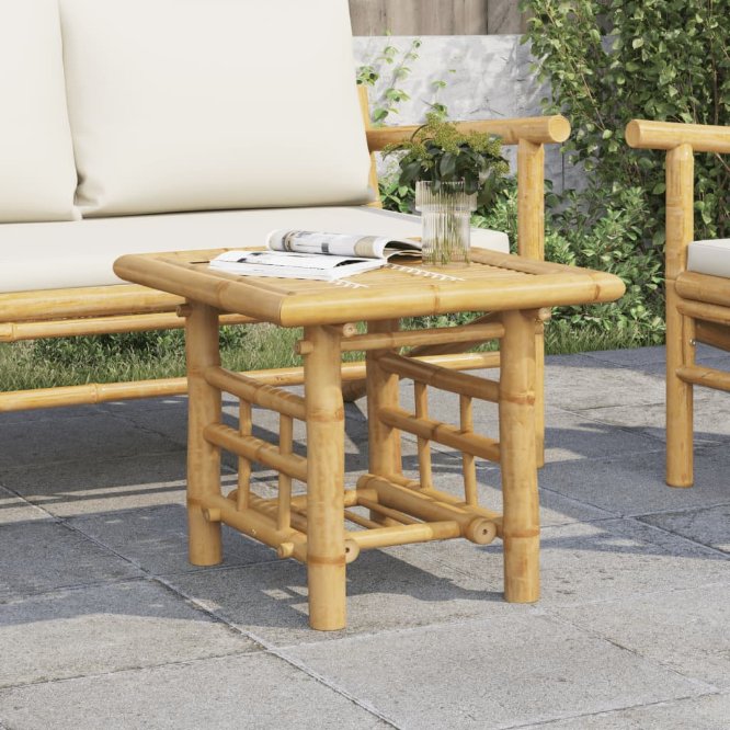vidaXL Coffee table bamboo 90x50x45 cm