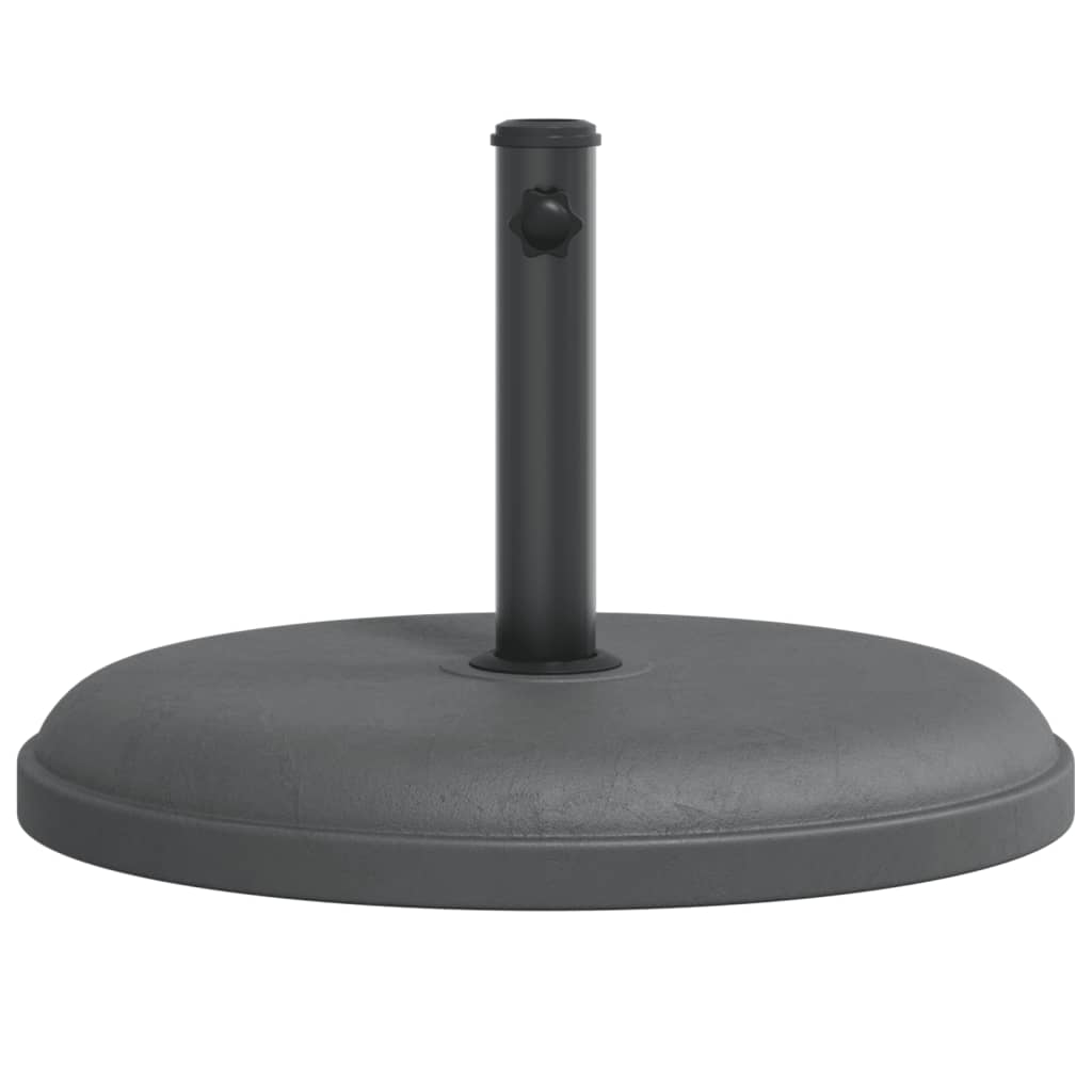 vidaXL Parasol Base for Poles Ø32/35/38 mm 25 kg Round