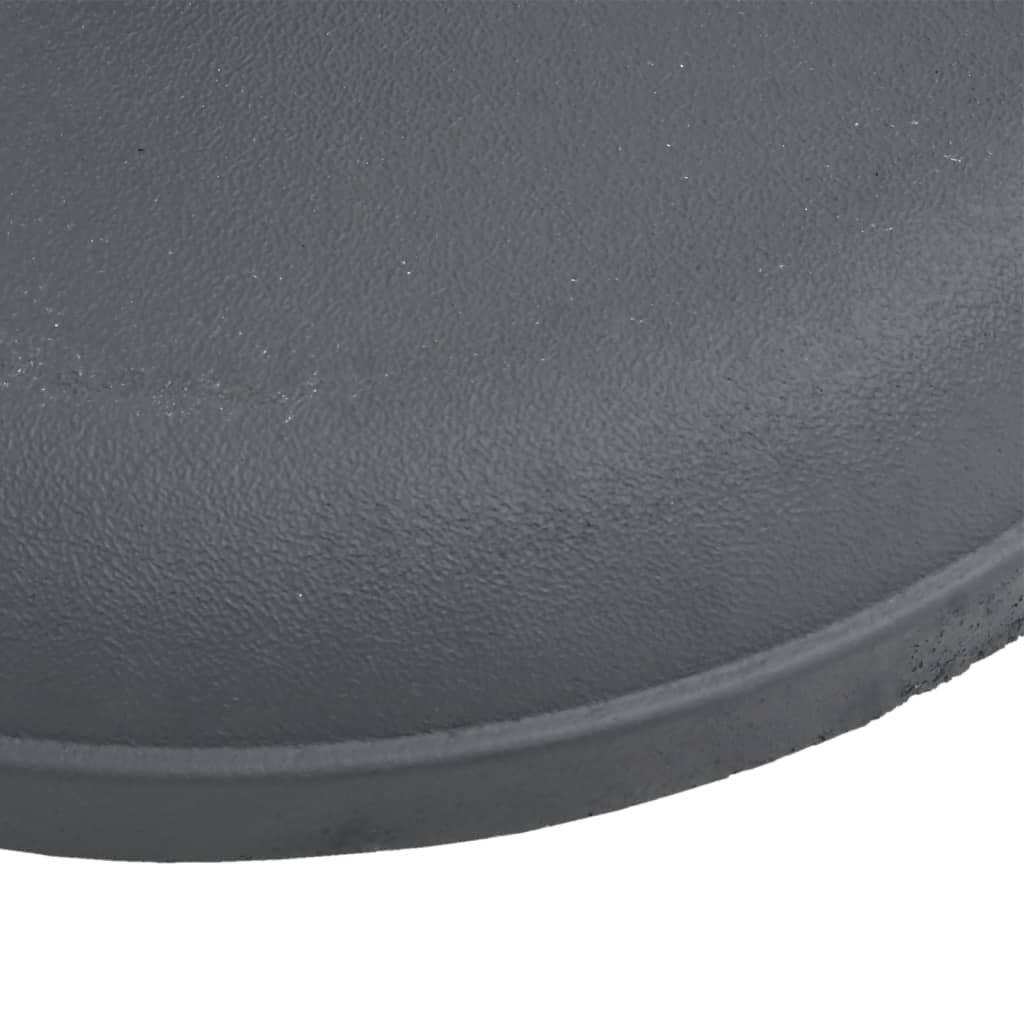 vidaXL Parasol Base for Poles Ø32/35/38 mm 25 kg Round