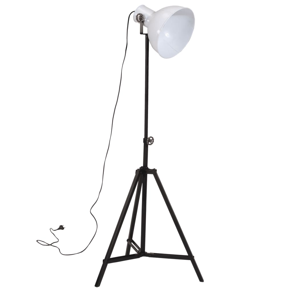vidaXL Vloerlamp 25 W E27 61x61x90/150 cm wit