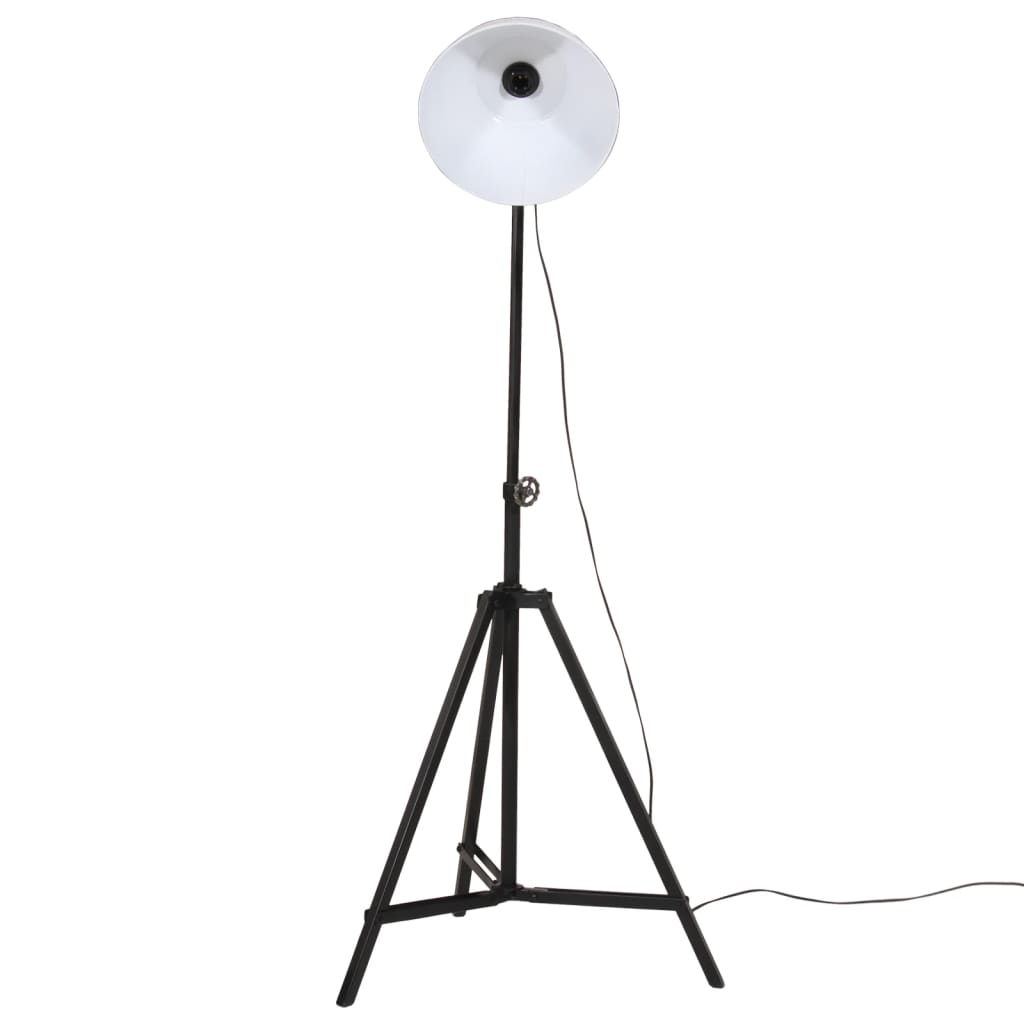vidaXL Vloerlamp 25 W E27 61x61x90/150 cm wit