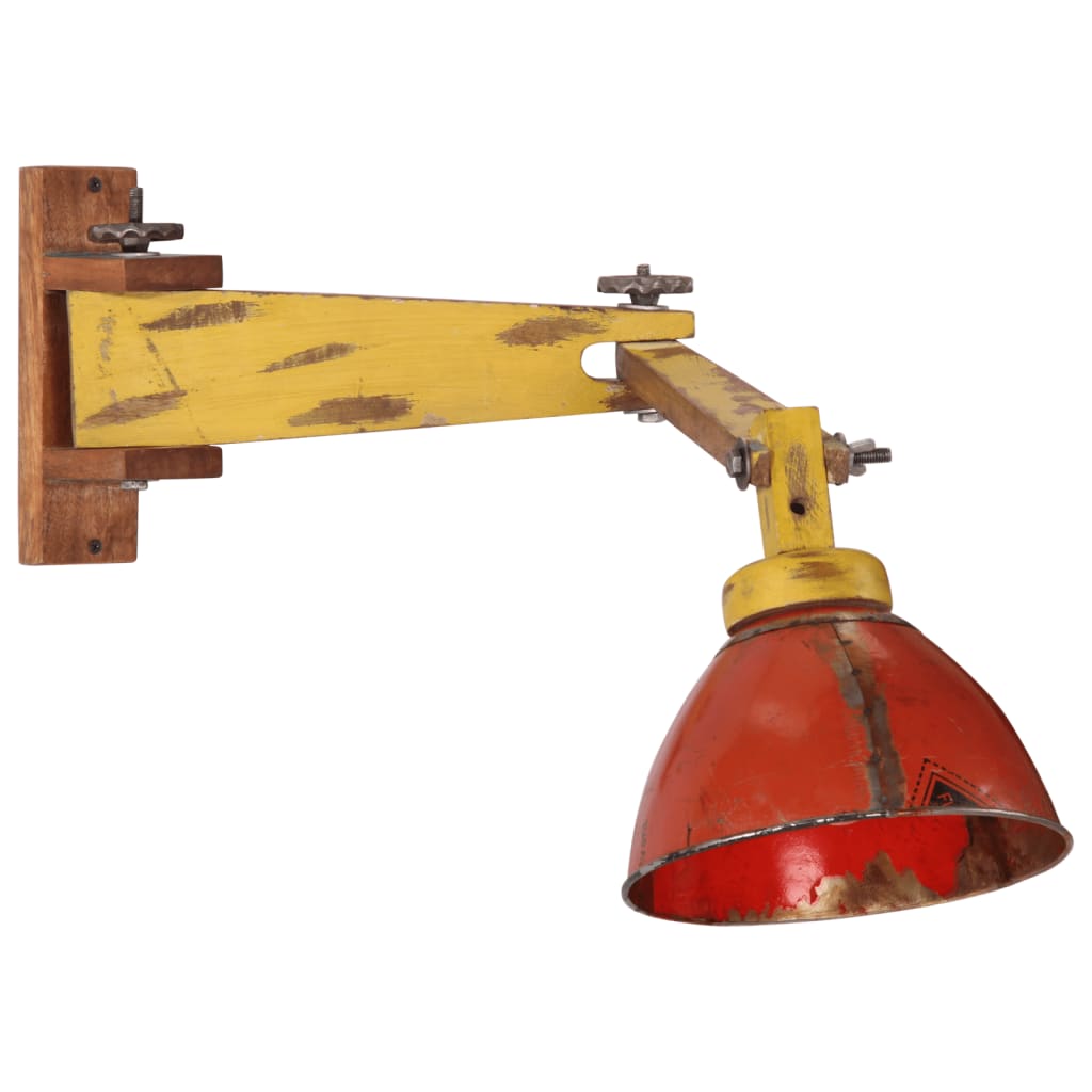 vidaXL Wandlamp 25 W E27 vintage zilverkleurig