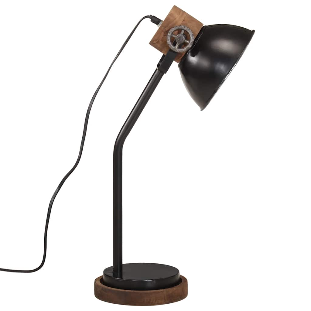 vidaXL Bureaulamp 25 W E27 18x18x60 cm vintage zilverkleurig