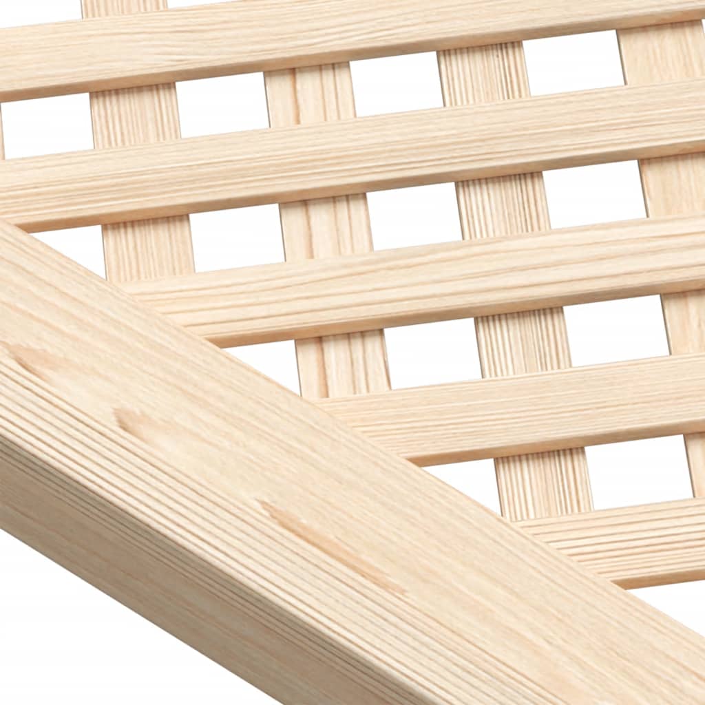 vidaXL Louvered Cabinet Doors 2 pcs 39.5x39.5 cm Solid Pine Wood