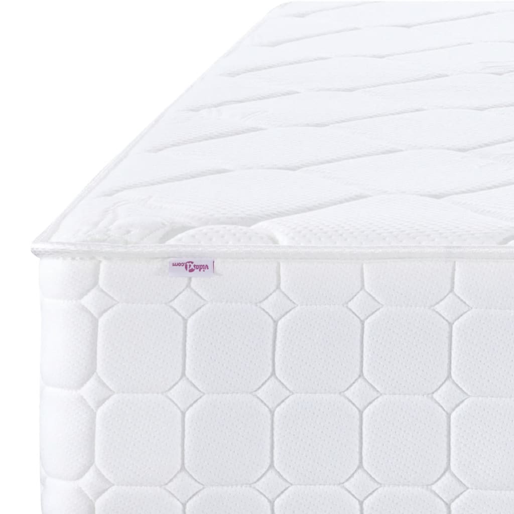 vidaXL Pocket spring mattress medium-firm-hard 160x200 cm Super King Size