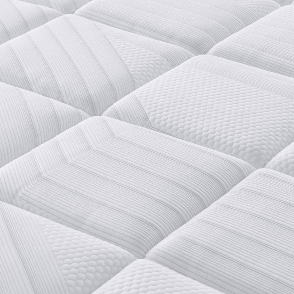 vidaXL Pocket Spring Mattress Medium-Firm Plus 90x190 cm Single Size