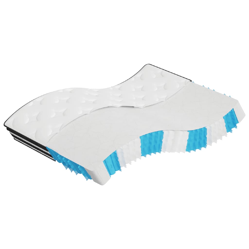 vidaXL Pocketveringmatras middelhard 180x200 cm
