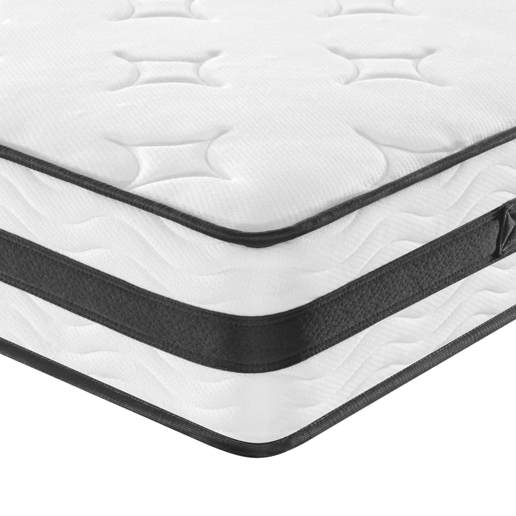 vidaXL Binnenveringmatras middelhard 120x200 cm