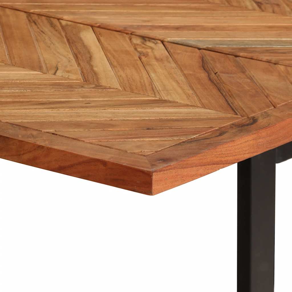vidaXL Eettafel 140x70x75 cm massief acaciahout