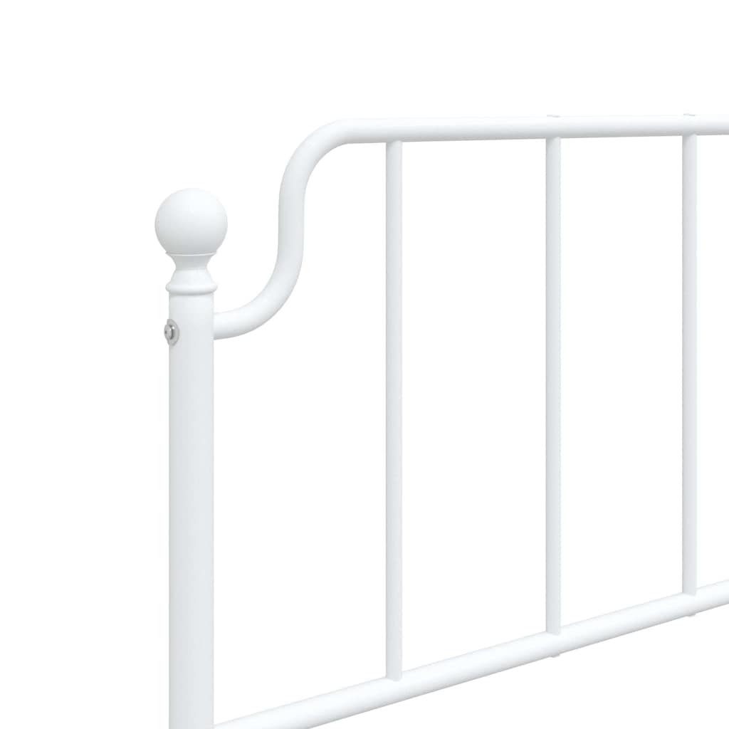 vidaXL Replacement Headboard 90 cm Metal Black