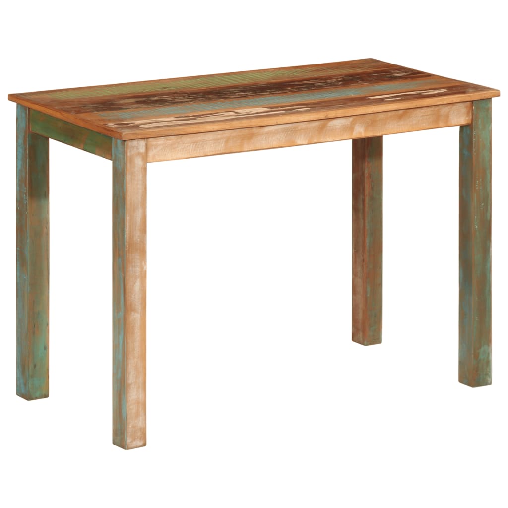 vidaXL Dining Table 115x60x76 cm Solid Reclaimed Wood