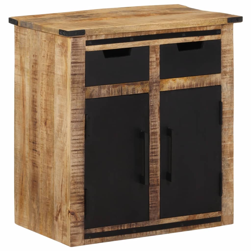 vidaXL Dressoir met 2 lades 55x35x60 cm massief mangohout