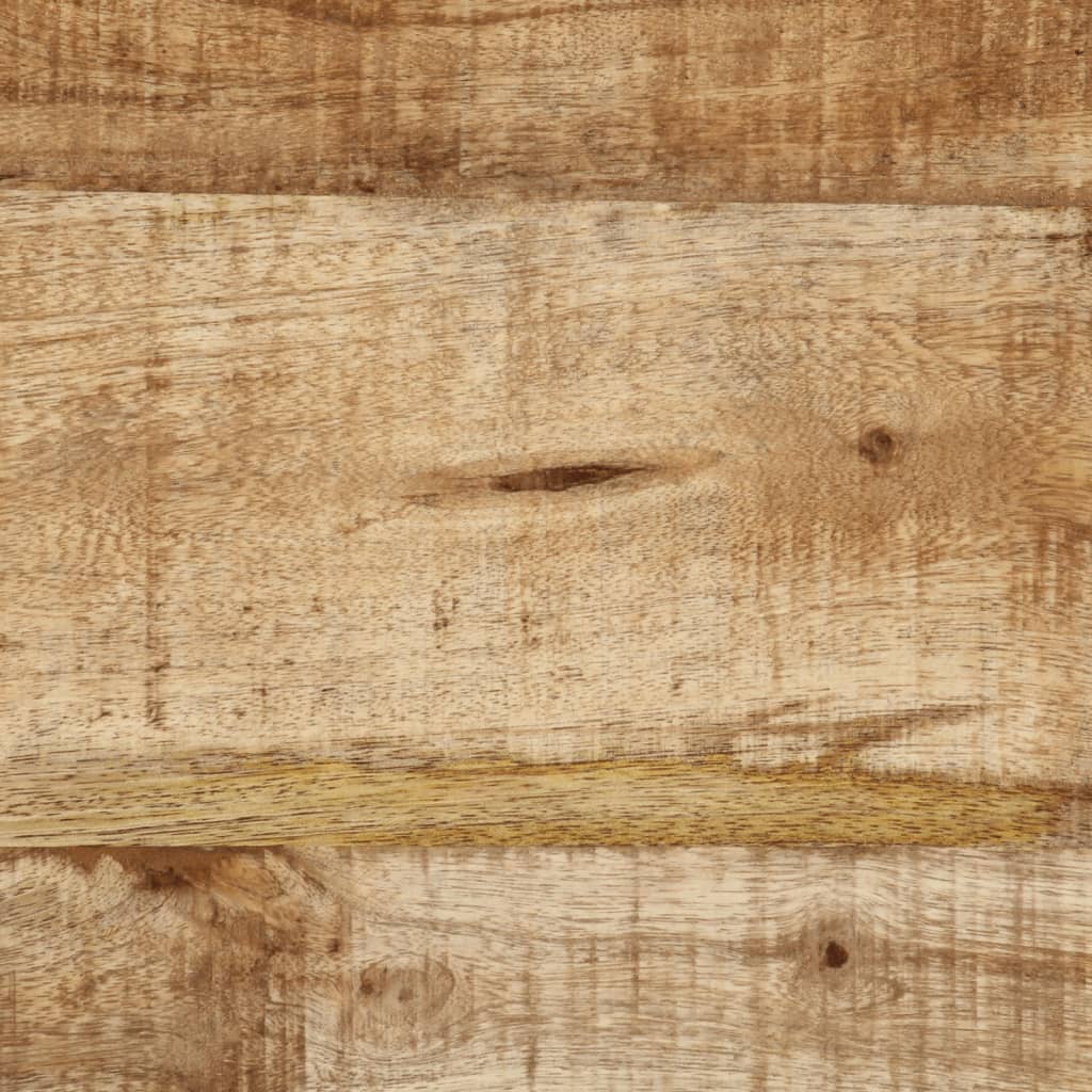 vidaXL Salontafel 45x45x35 cm massief ruw mangohout