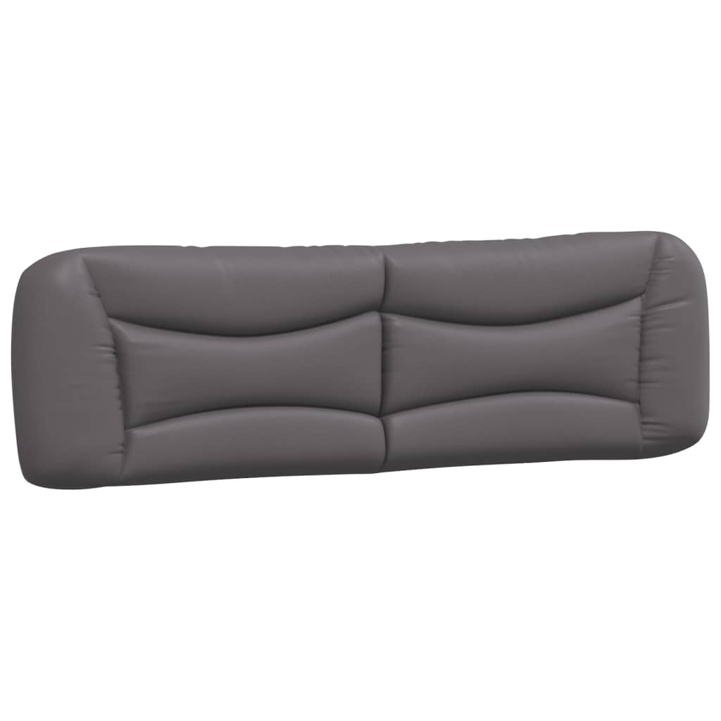 vidaXL Hoofdbordkussen "Hvar" 80 cm kunstleer zwart