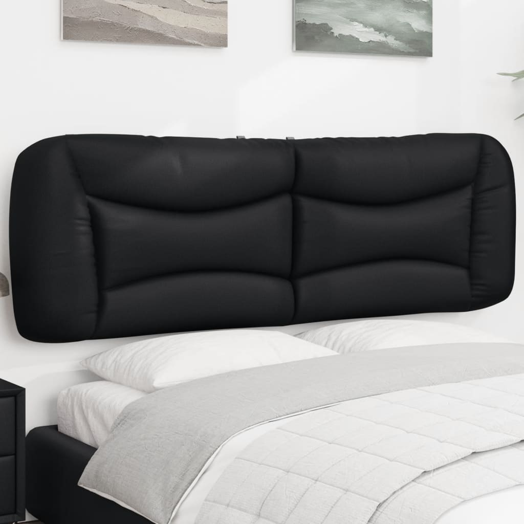 vidaXL Headboard Cushion "Hvar" Black 100 cm Faux Leather