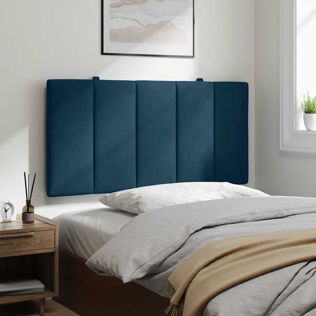vidaXL Hoofdbordkussen "Hanko" 80 cm fluweel lichtgrijs