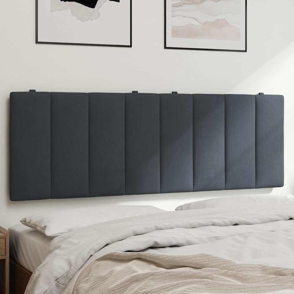 vidaXL Hoofdbordkussen "Hanko" 80 cm fluweel lichtgrijs
