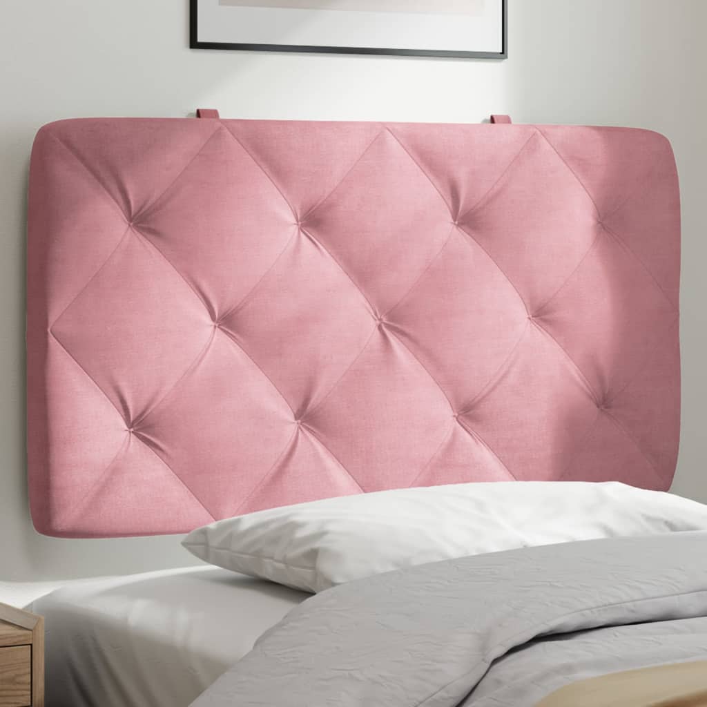 vidaXL Hoofdbordkussen 80 cm fluweel lichtgrijs