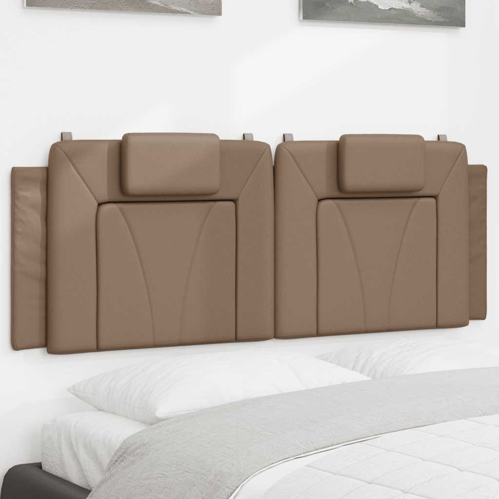 vidaXL Hoofdbordkussen "Viana" 80 cm kunstleer zwart