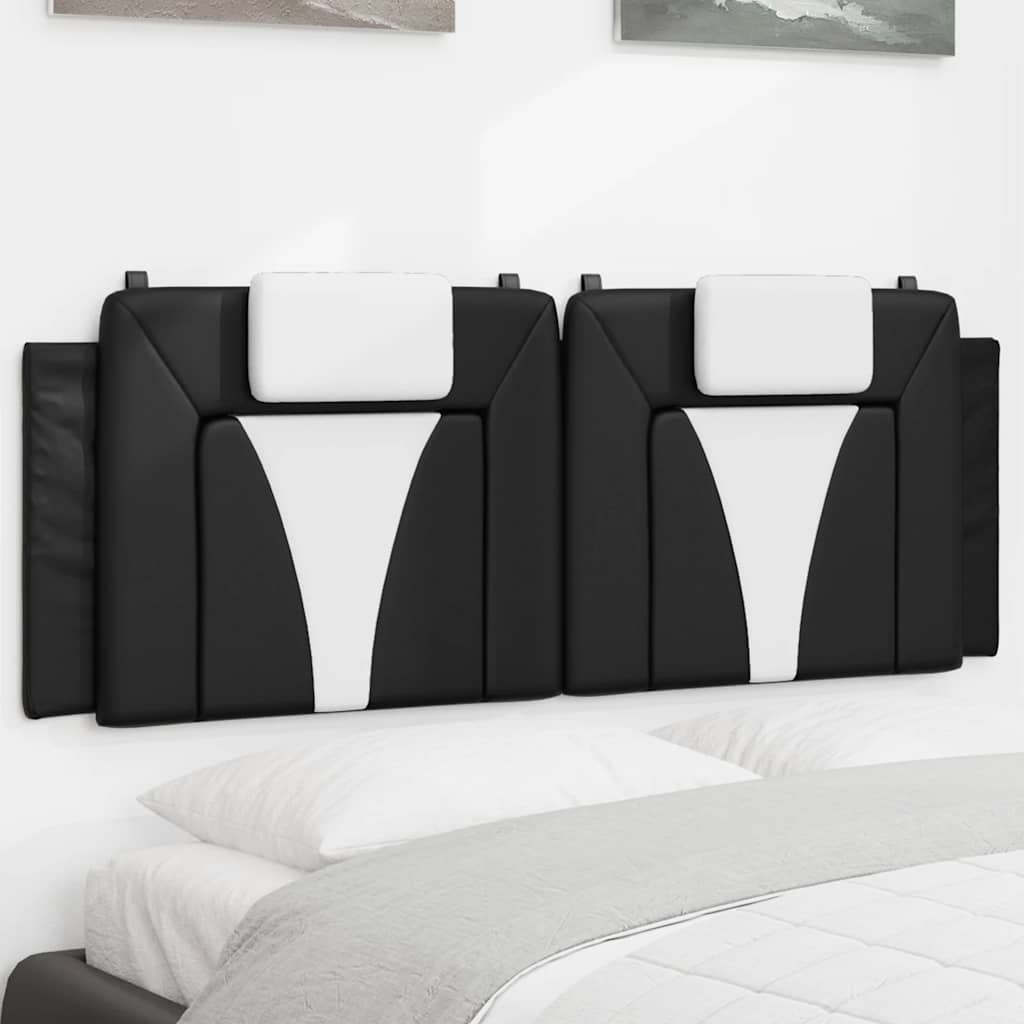 vidaXL Hoofdbordkussen "Viana" 80 cm kunstleer zwart