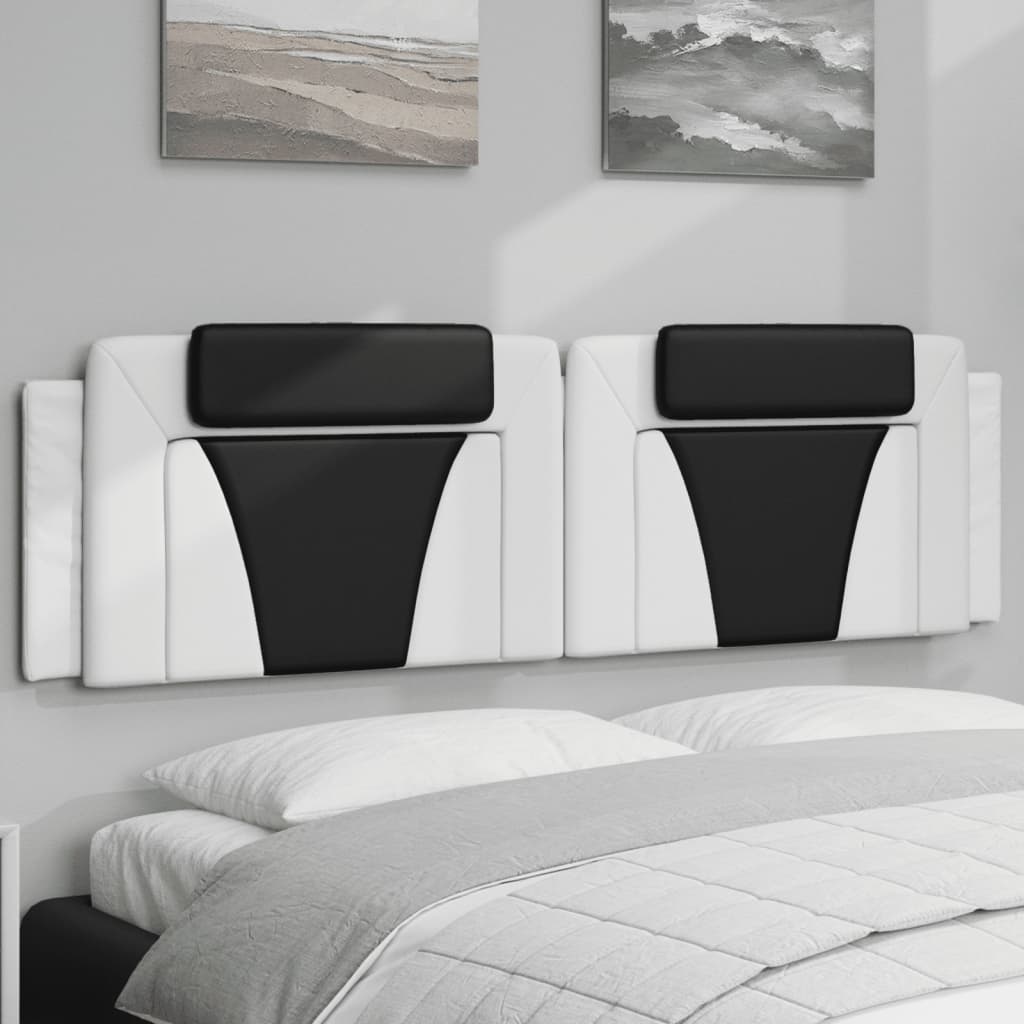 vidaXL Hoofdbordkussen "Viana" 80 cm kunstleer zwart