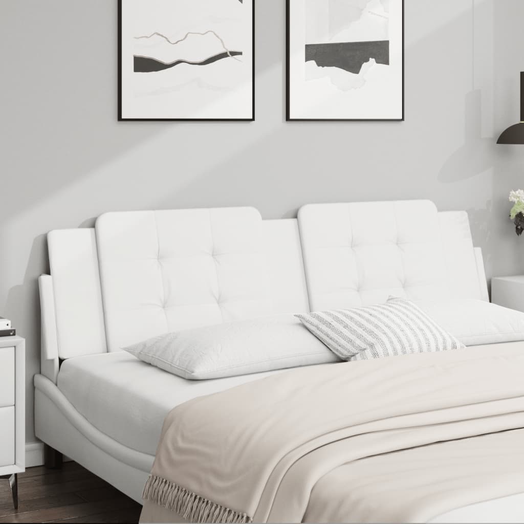 vidaXL Hoofdbordkussen "Zadar" Zwart 100 cm Kunstleer