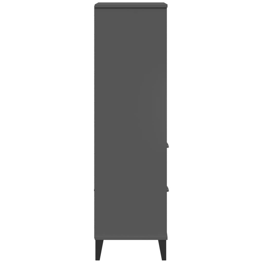 vidaXL Boekenkast VIKEN 60x35x123 cm bewerkt hout wit