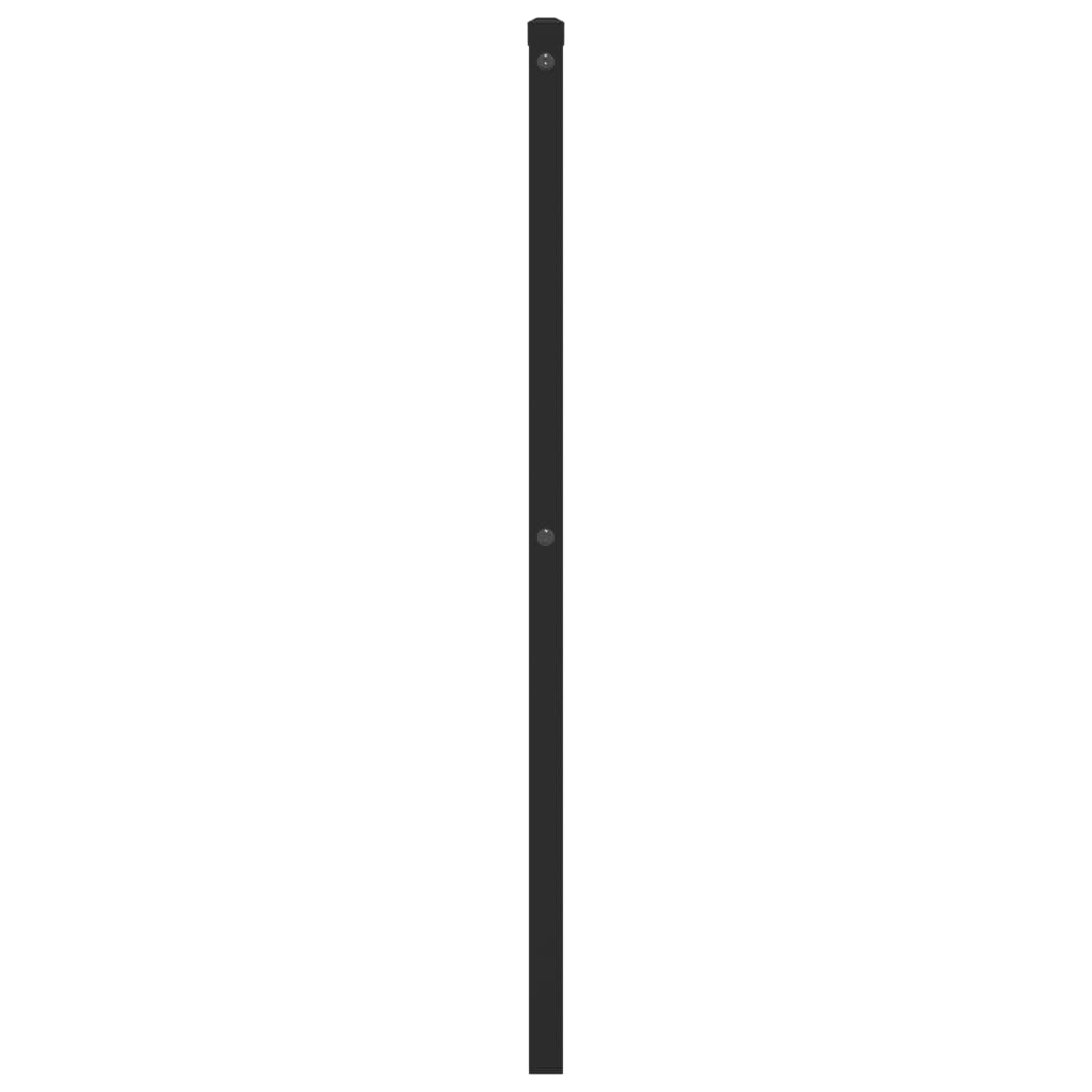 vidaXL Vervangend hoofdbord 75 cm metaal zwart