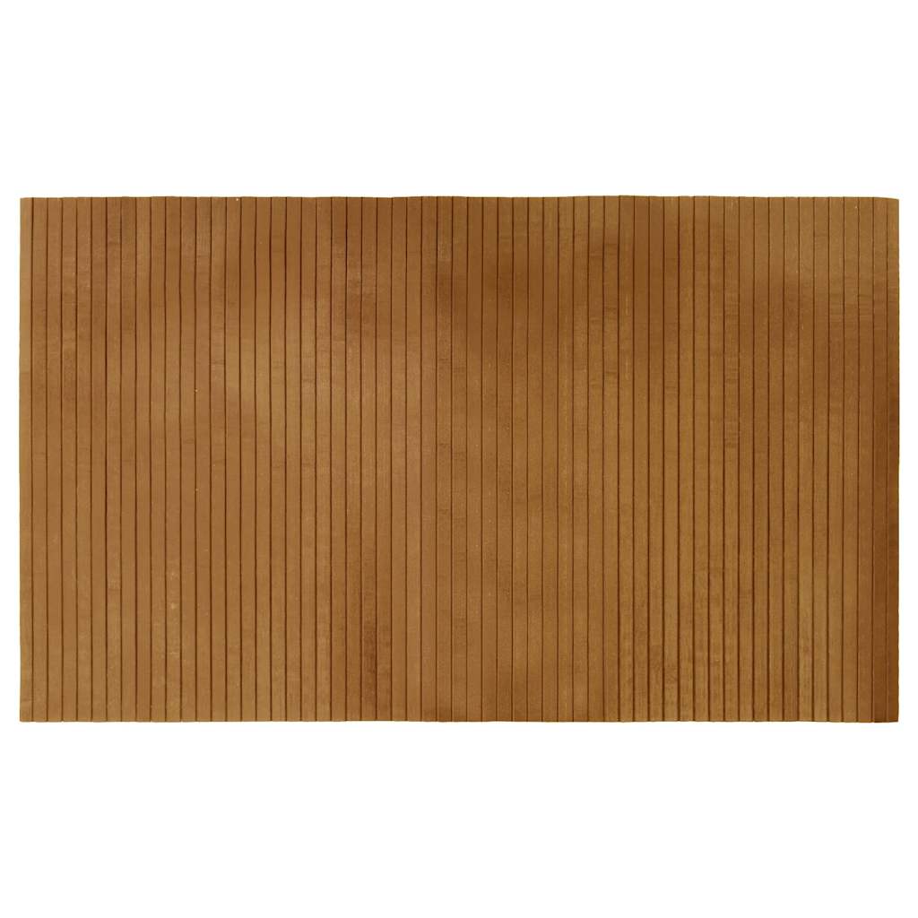 vidaXL Vloerkleed rechthoekig 60x100 cm bamboe zwart
