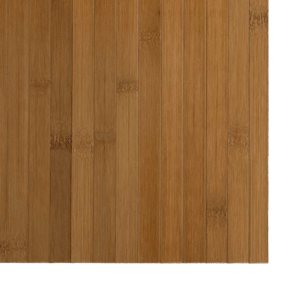 vidaXL Vloerkleed rechthoekig 60x100 cm bamboe zwart