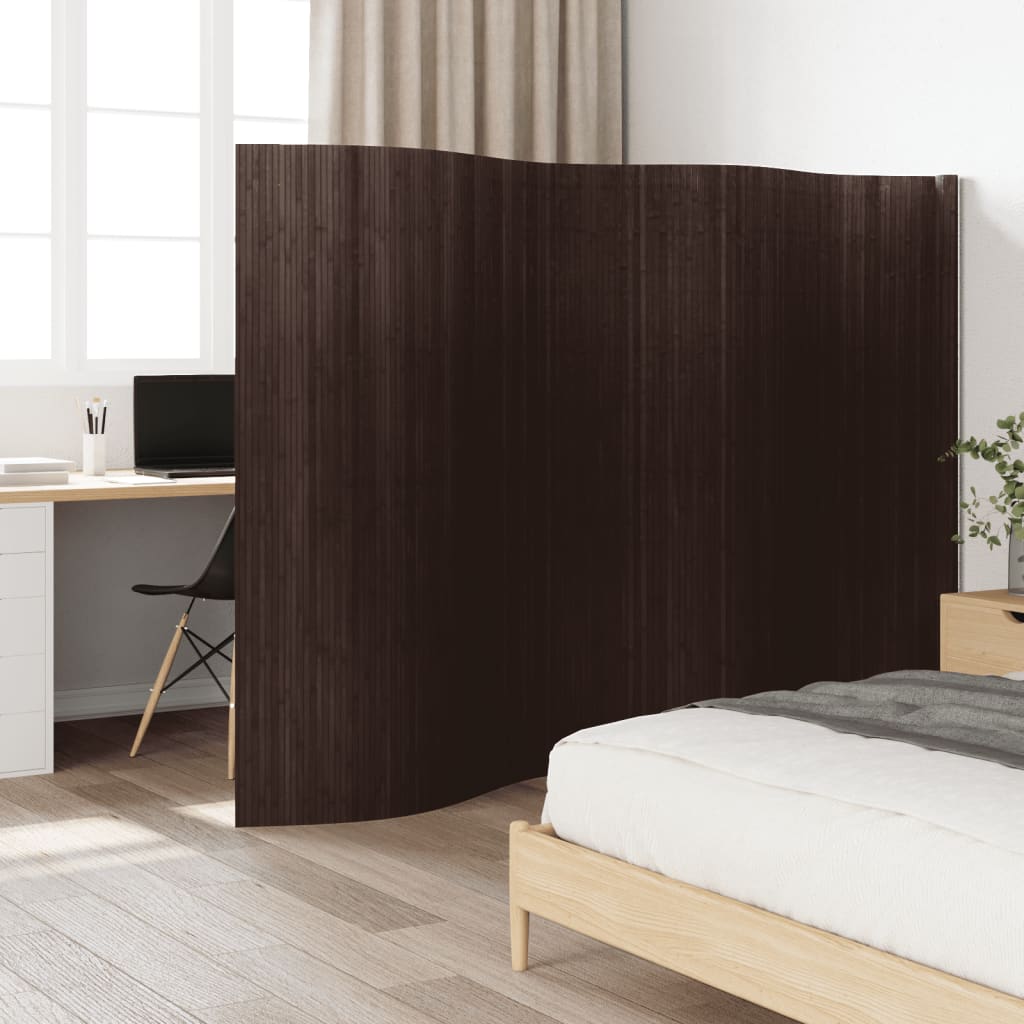 vidaXL Kamerscherm breedte 250 cm hoogte 165 cm bamboe natuurlijk