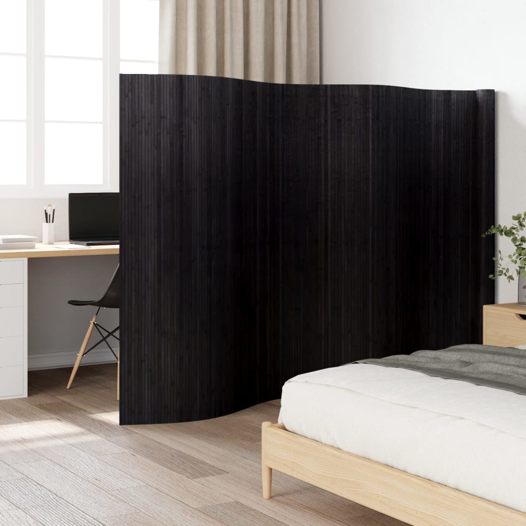 vidaXL Kamerscherm breedte 250 cm hoogte 165 cm bamboe natuurlijk